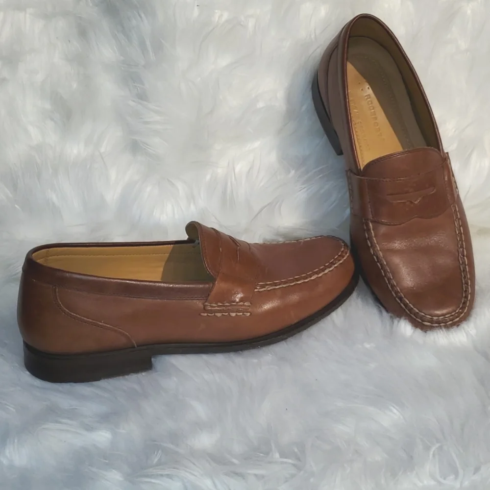 ❣️❣️ Rockport  Mens Brown Leather 👞  Shoes 9.5m - Picture 3 of 9